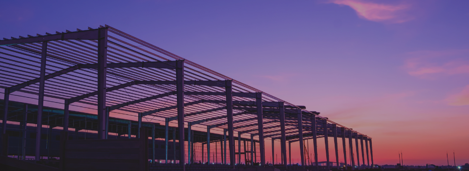 steel structure evening